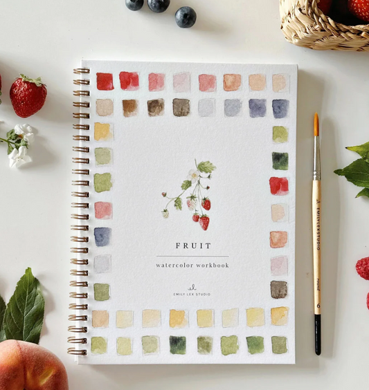 Fruit Watercolor Workbook