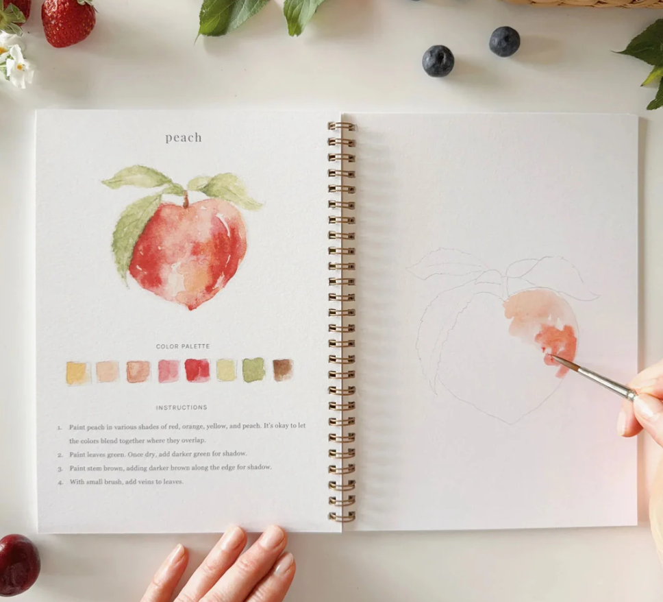 Fruit Watercolor Workbook