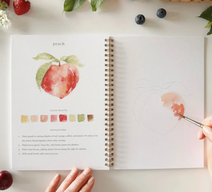 Fruit Watercolor Workbook