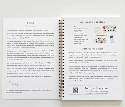 Fruit Watercolor Workbook