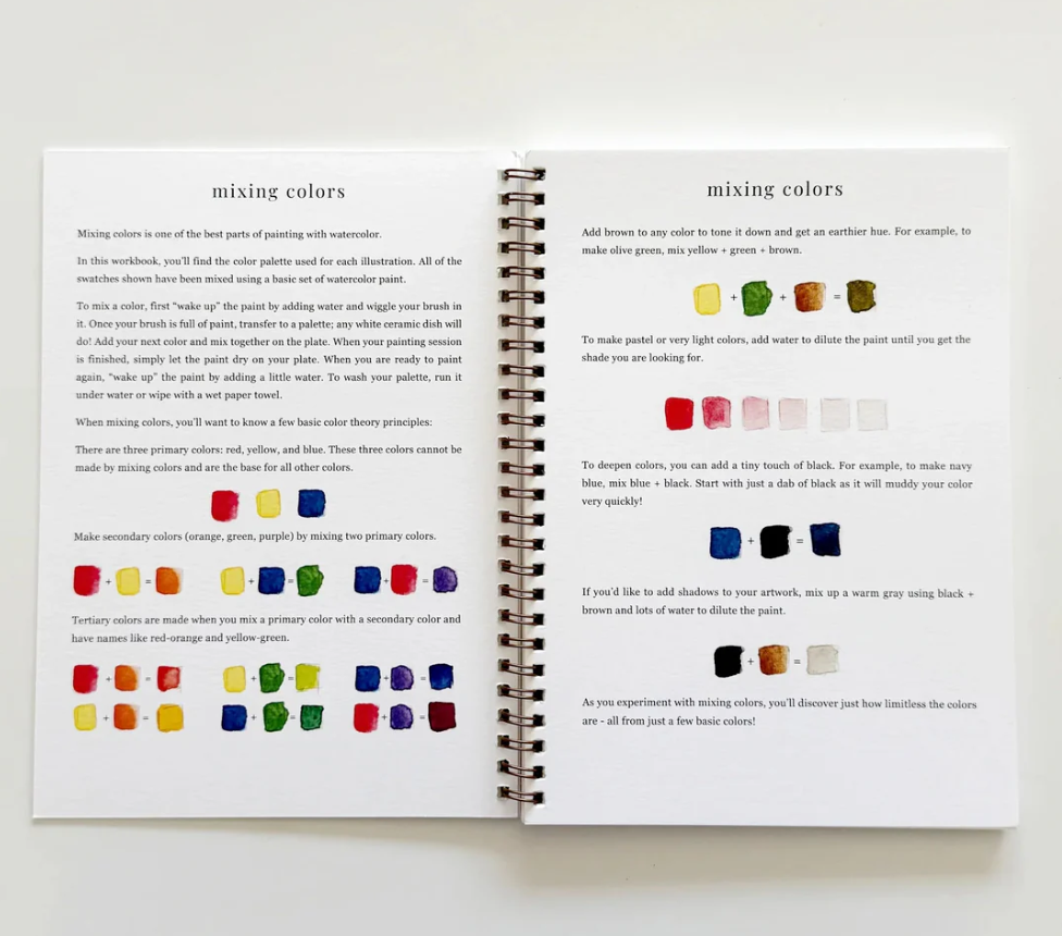 Fruit Watercolor Workbook