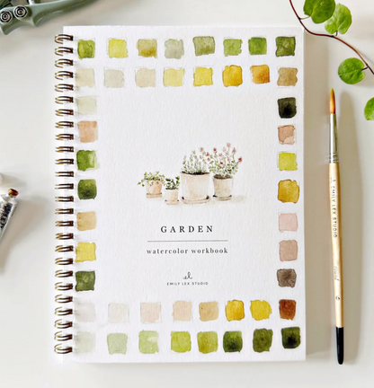 Garden Watercolor Workbook