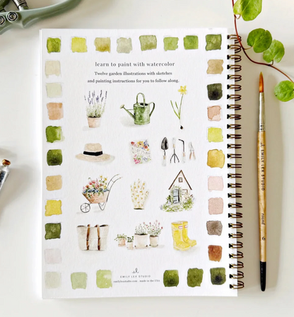 Garden Watercolor Workbook