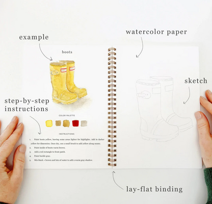 Garden Watercolor Workbook