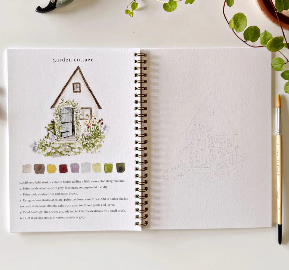 Garden Watercolor Workbook