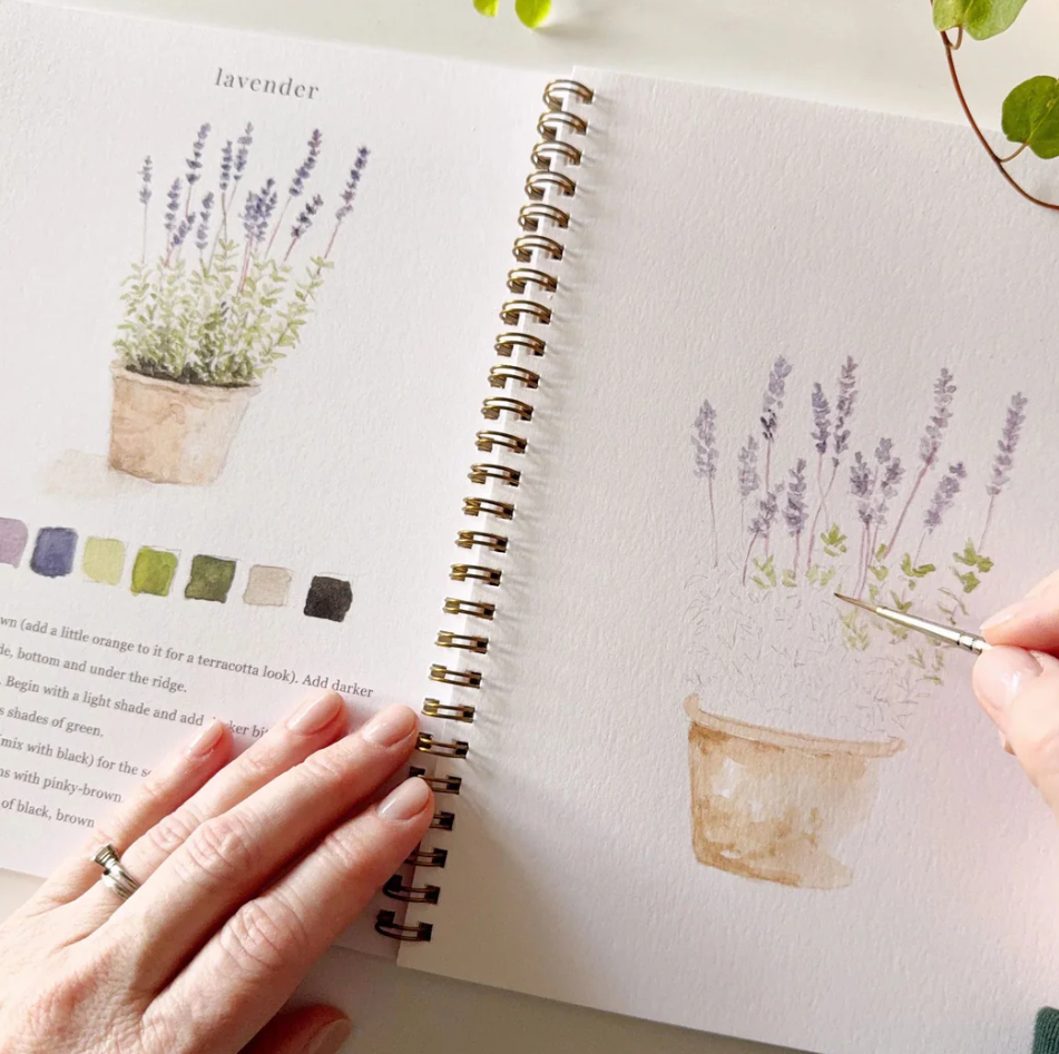 Garden Watercolor Workbook