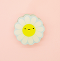 Happy Daisy! Decorative Double-Sided Clear Acrylic Clip