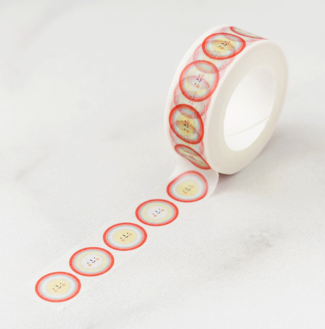 Rainbow Circle Washi Tape