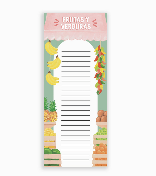 Frutas Y Verduras Notepad