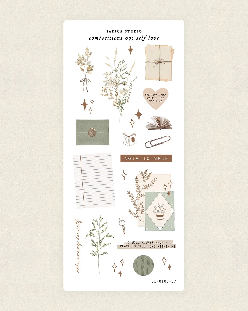 Compositions 09: Self Love Stickers