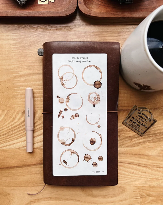 Coffee Ring Stickers