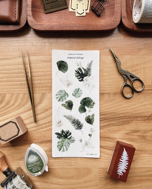 Tropical Foliage Stickers