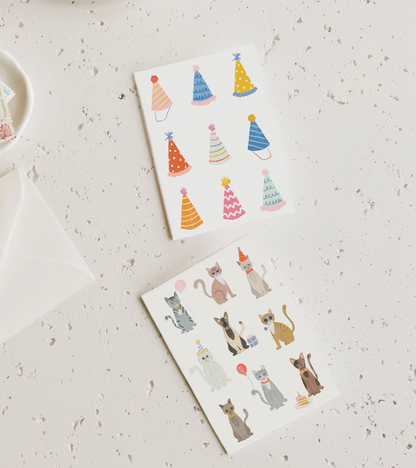 Birthday Hats Mini Card