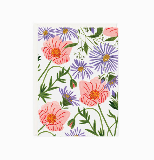 Poppies Mini Card