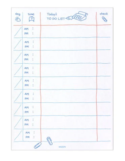 Midori To Do Memo Pad