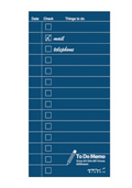 Memo Pad To Do List