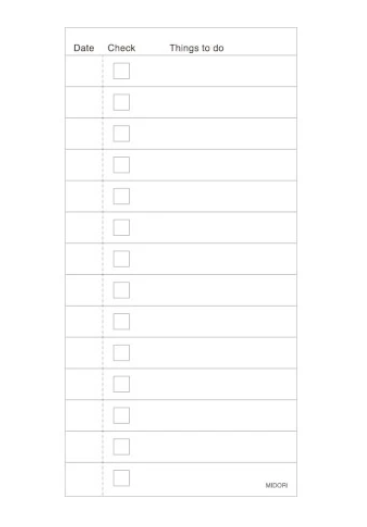Memo Pad To Do List