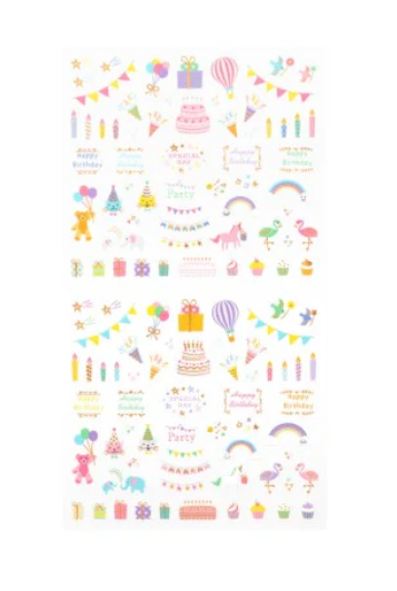 Midori Sticker Anniversary Birthday
