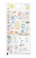 Midori Sticker 2 Sheets Stationery