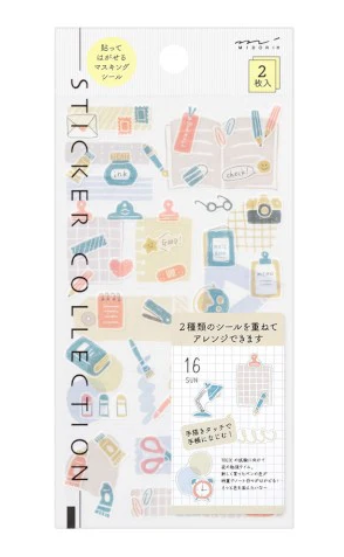 Midori Sticker 2 Sheets Stationery