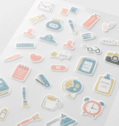 Midori Sticker 2 Sheets Stationery