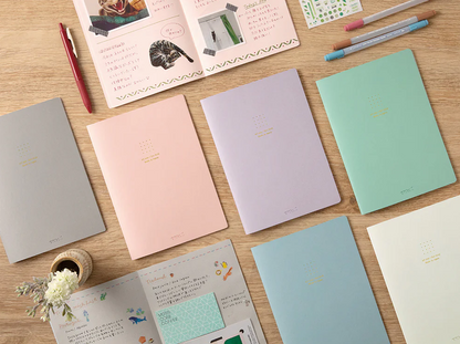 Midori Soft Color Notebook - A5 Dot Grid