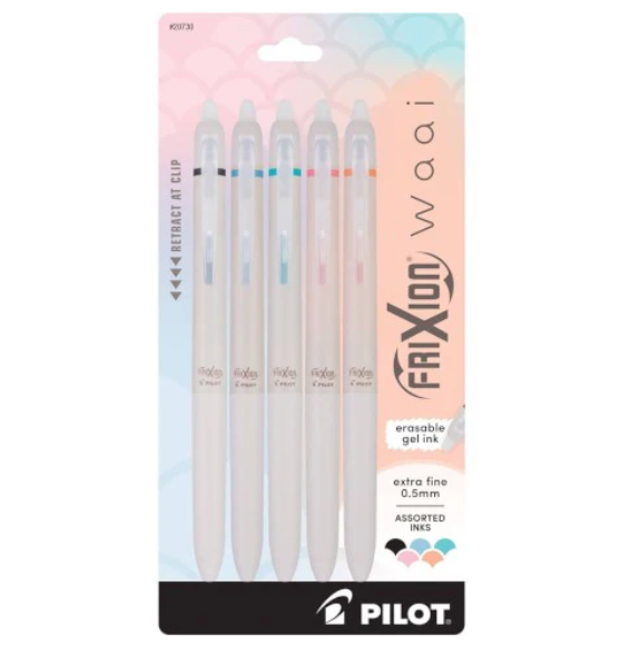 Frixion Waai Clicker Eraseable 5 Color Pack