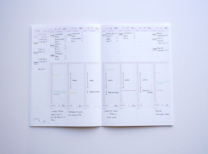 Campus Study Planner Notebook A5