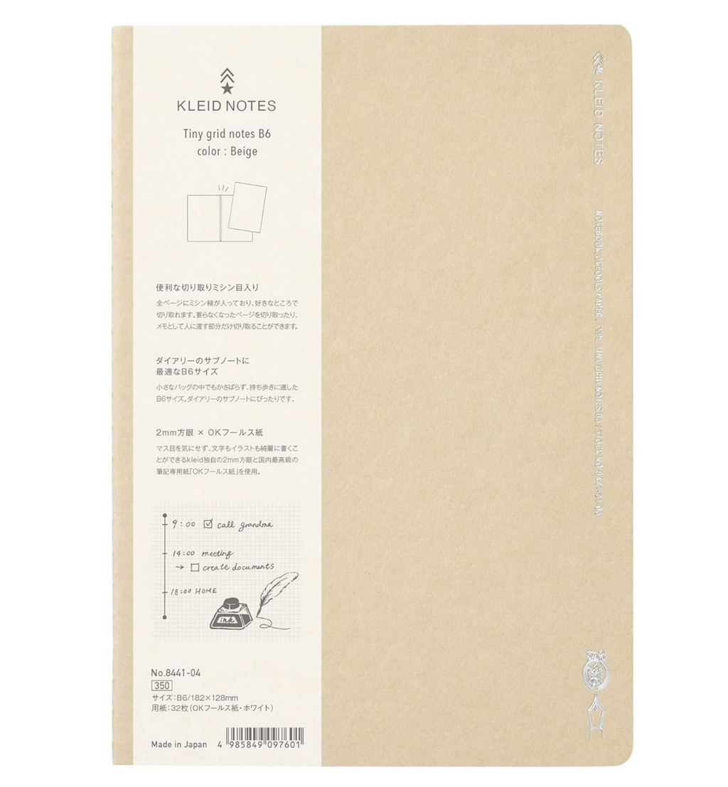 Kleid Tiny Grid Notes B6