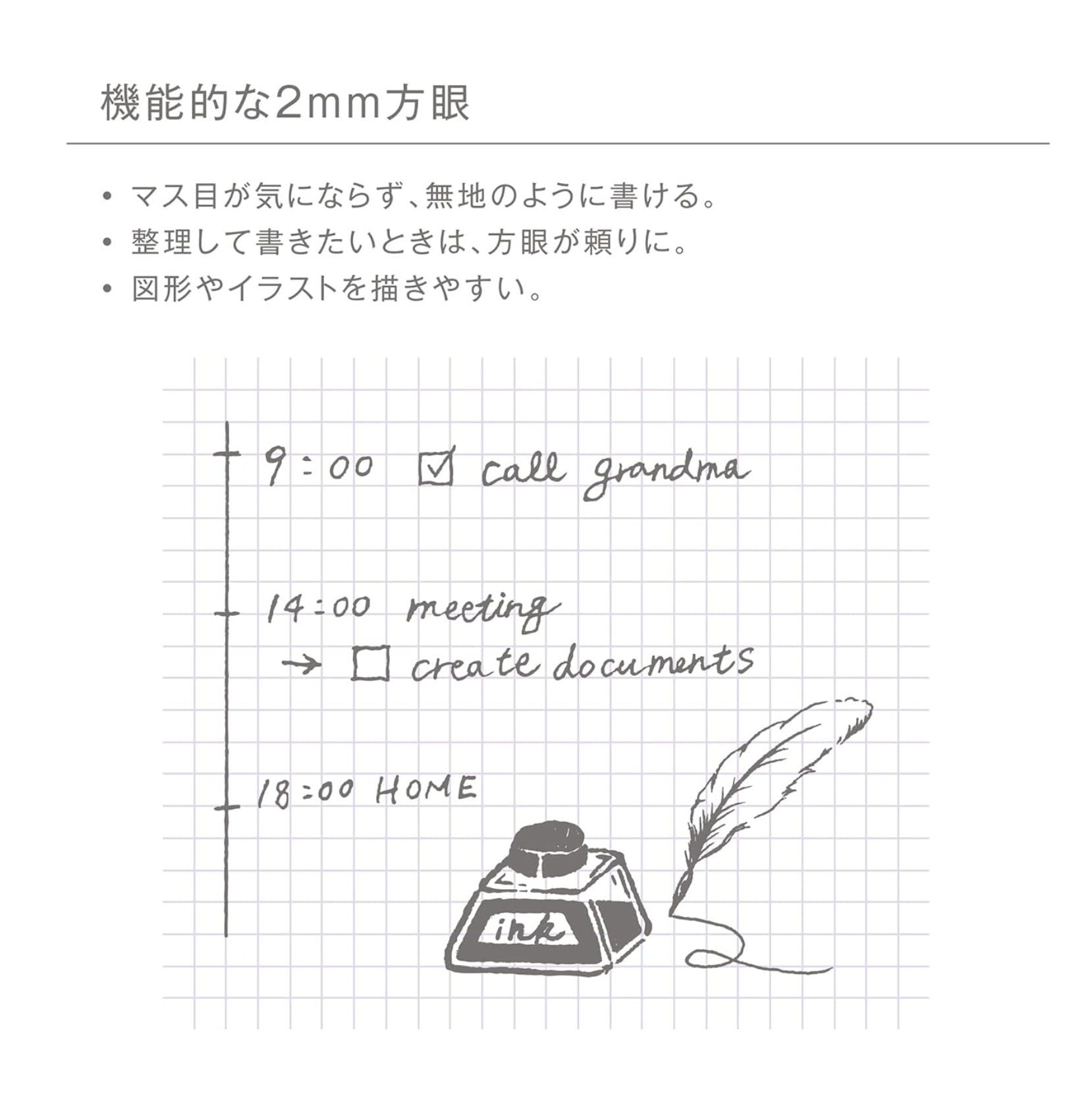 Kleid Tiny Grid Notes B6