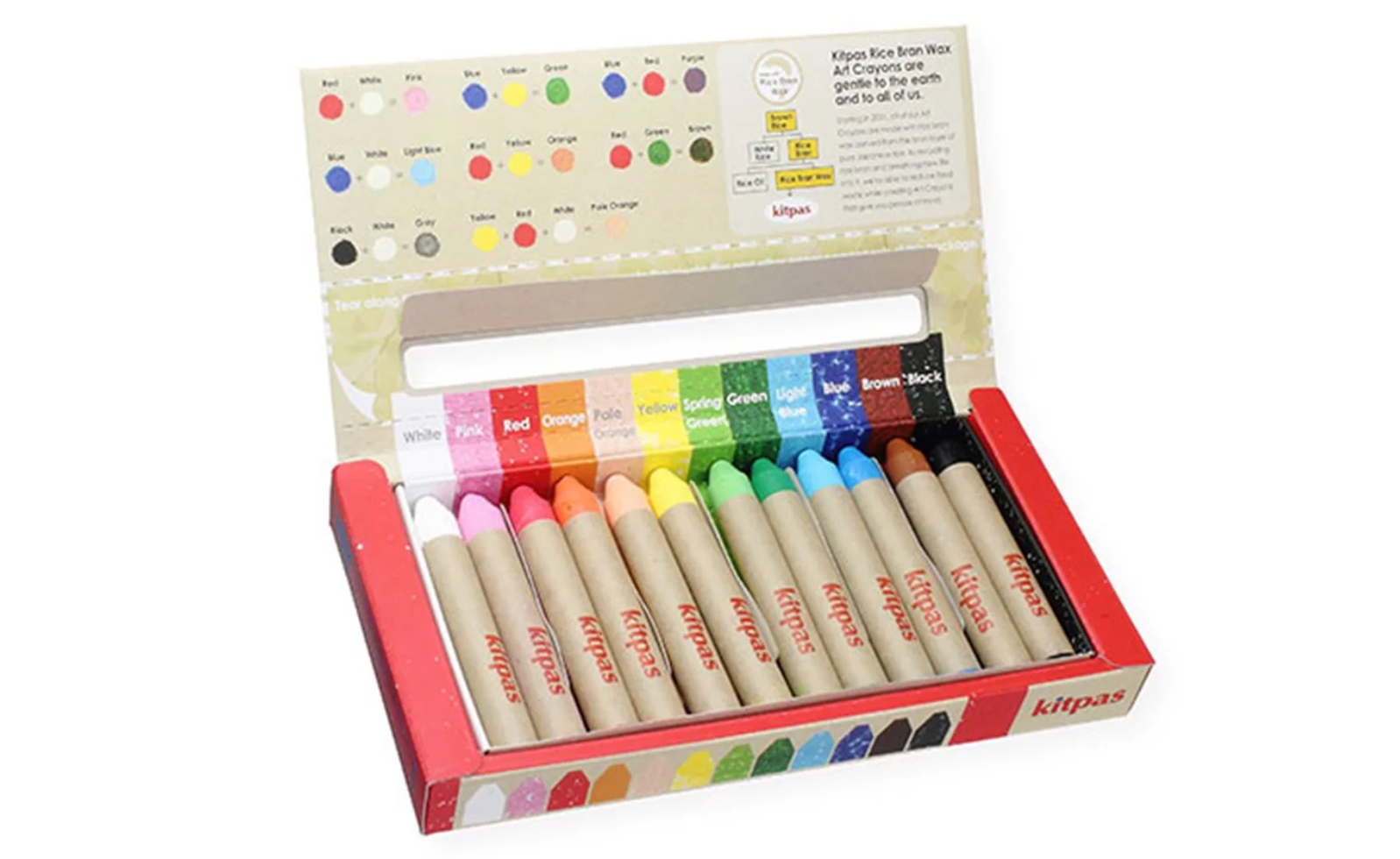 Kitpas Crayons - 12pk