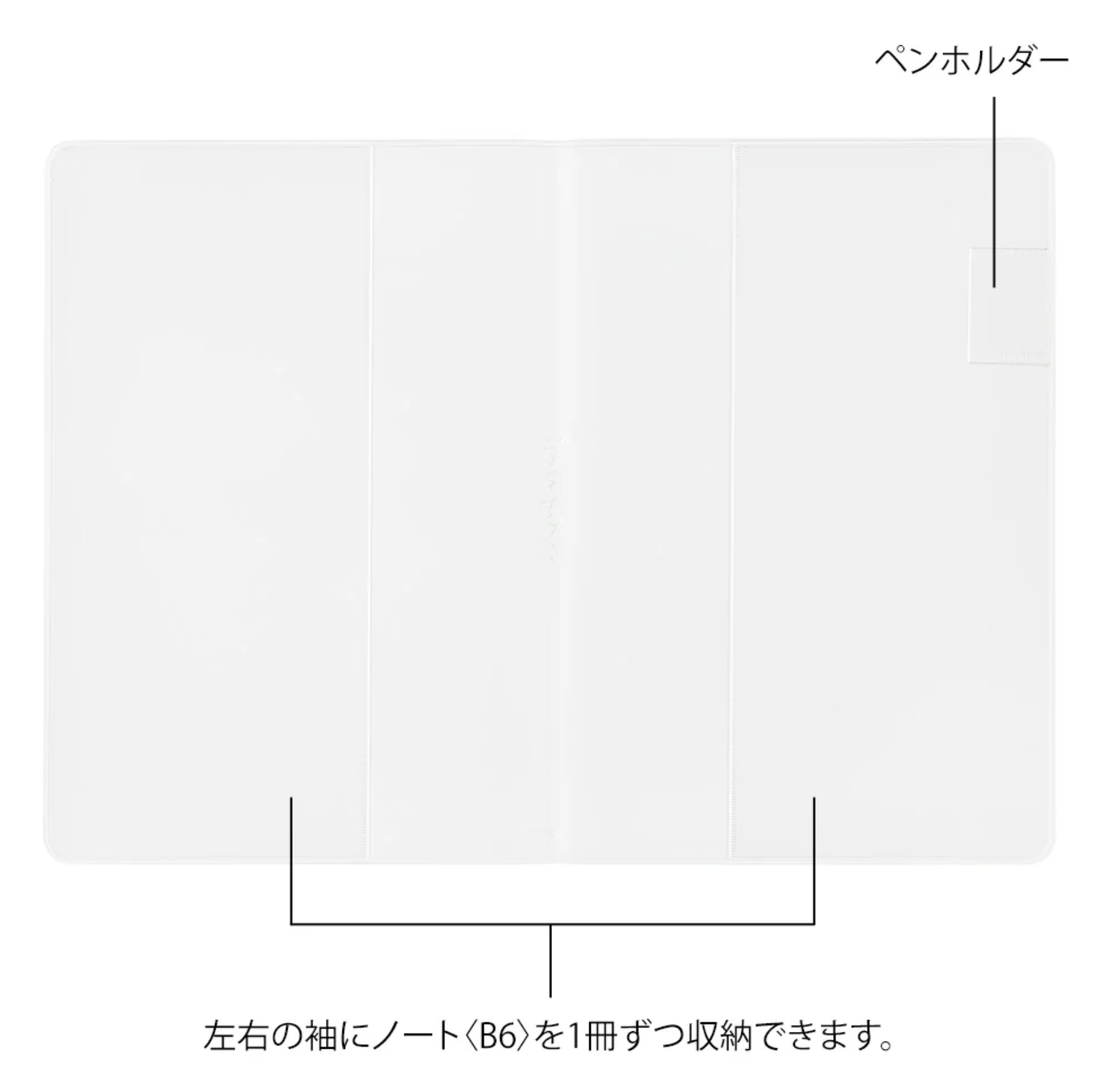 Yuru Log Notebook - CLEAR COVER