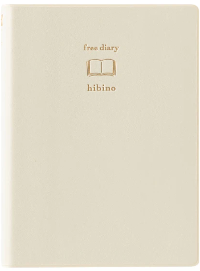 Midori Free Diary Hibino - Undated