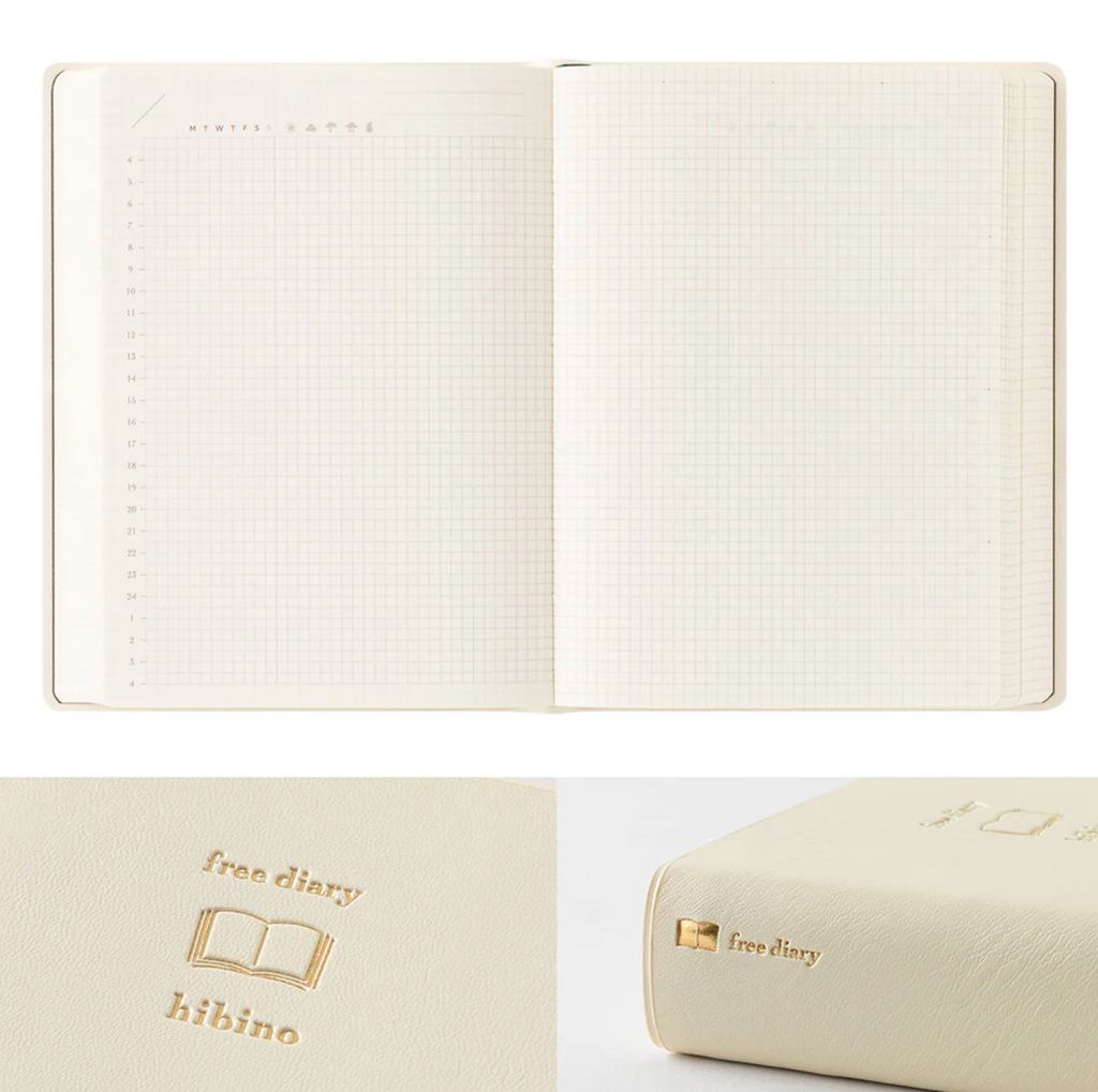 Midori Free Diary Hibino - Undated