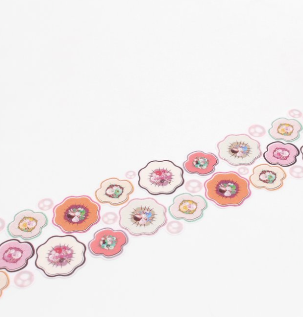 MT Washi 45 mm Flower and Pearl Dye Cut
