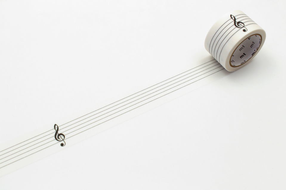 MT Washi 25mm Kaku-kaku Music