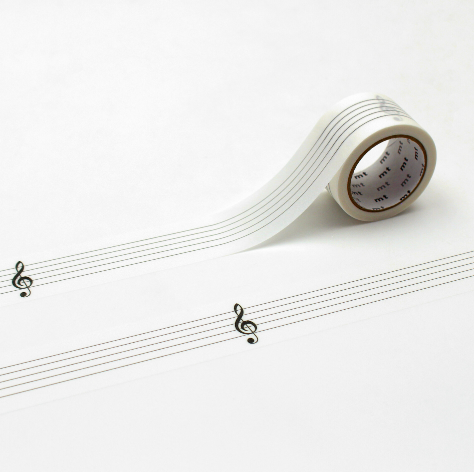 MT Washi 25mm Kaku-kaku Music