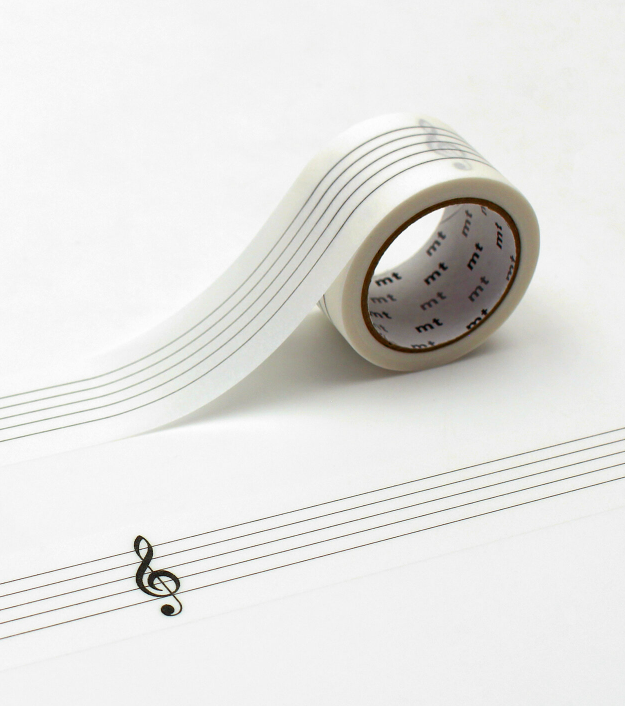 MT Washi 25mm Kaku-kaku Music