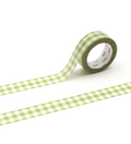 MT Washi Checkered Light Moss Green
