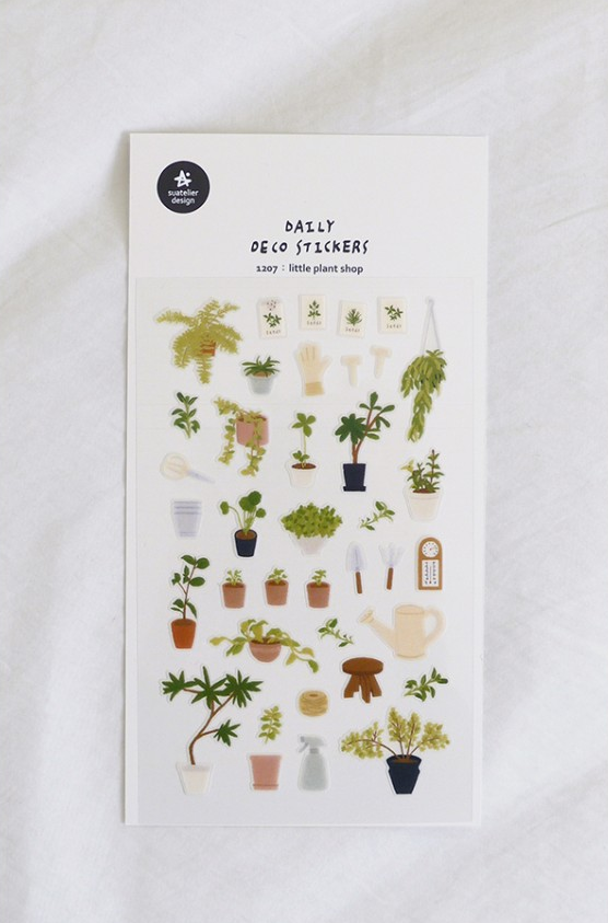 1207 little plant shop Stickers