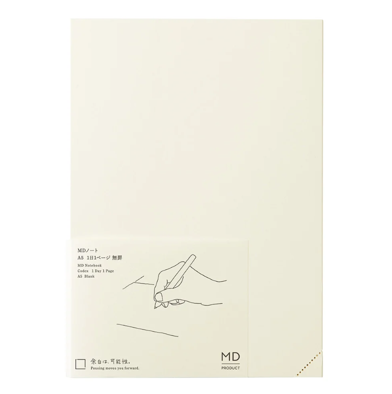 MD Notebook A5 Codex 1 Day 1 Page Blank