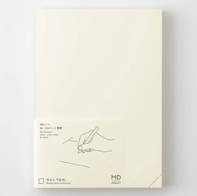 MD Notebook A5 Codex 1 Day 1 Page Blank