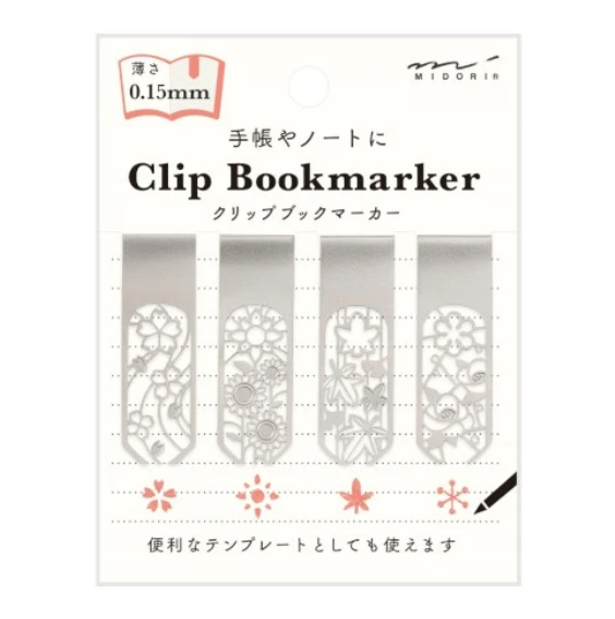 Clip Bookmarker Flower