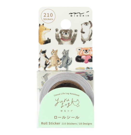 Yuru Log Roll Stickers