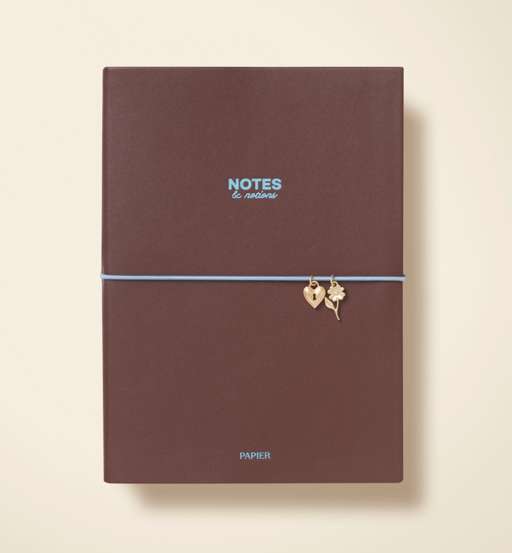 Chestnut and Ink Lined Notebook