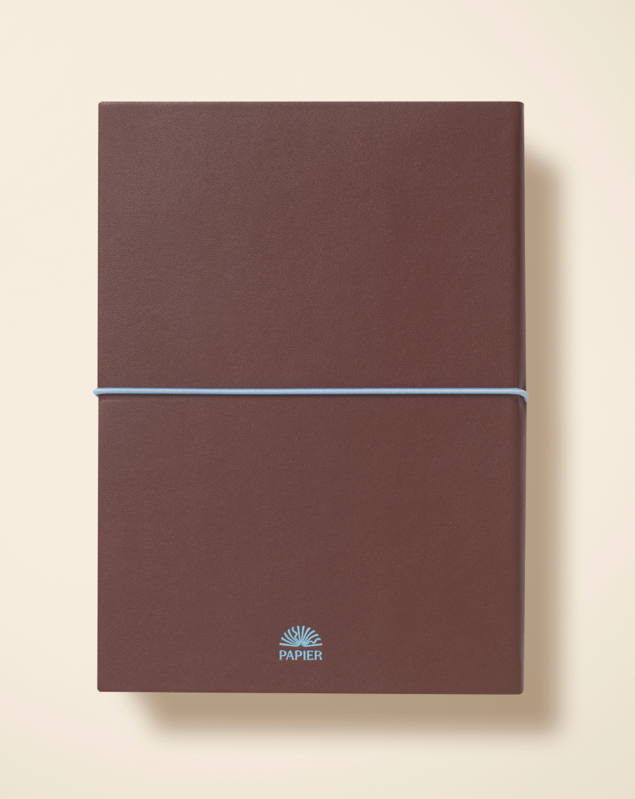 Chestnut and Ink Lined Notebook