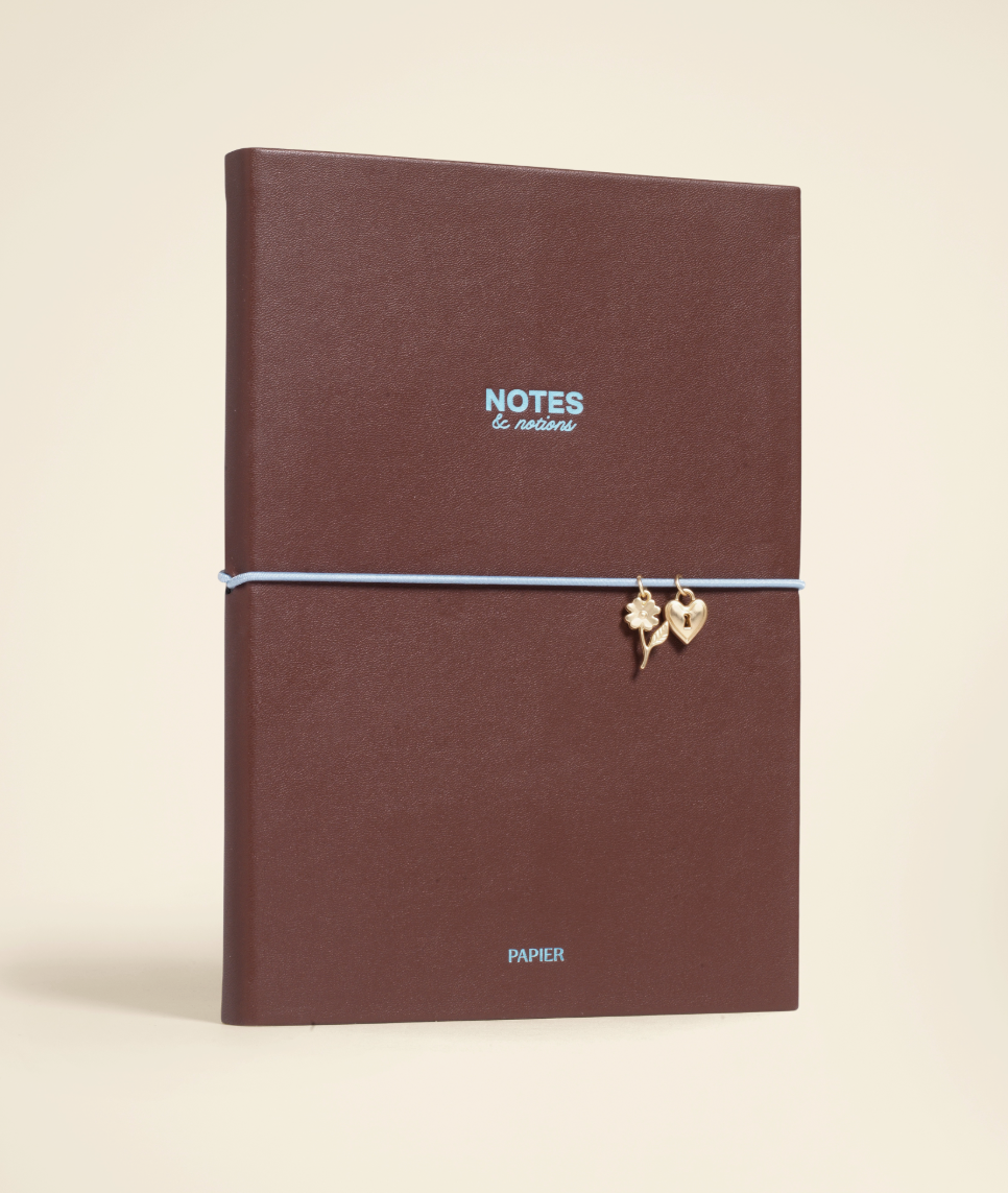 Chestnut and Ink Lined Notebook