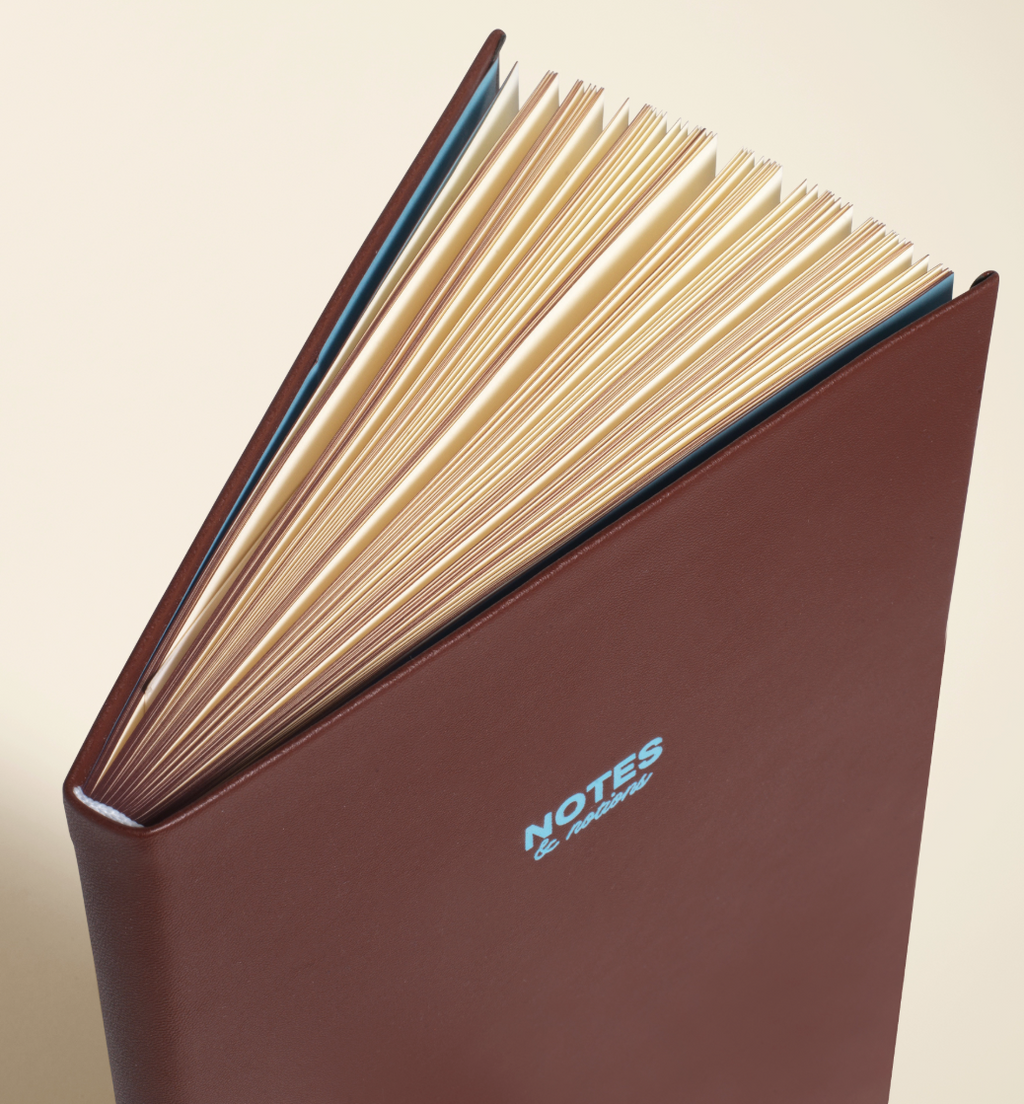 Chestnut and Ink Lined Notebook