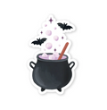 Witches Cauldron Halloween Sticker
