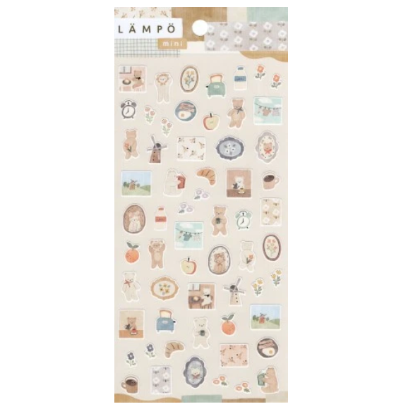 Lampo Sticker Bear and Morning